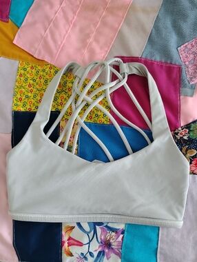 lululemon athletica Gray Strappy Sports Bra